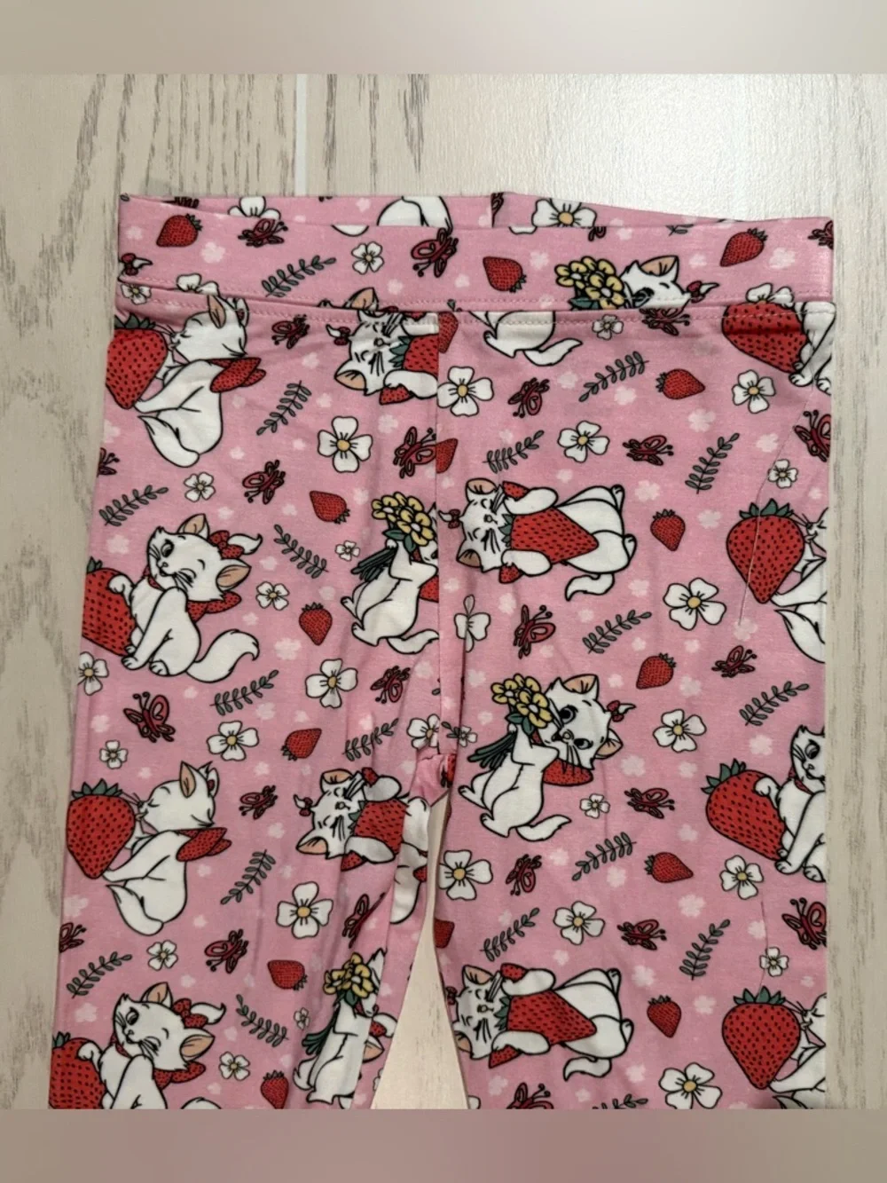 Boutique Bamboo Pajama Set Marie Aristocats Pink Size 2-3T 2pc Soft Stretch NEW‎